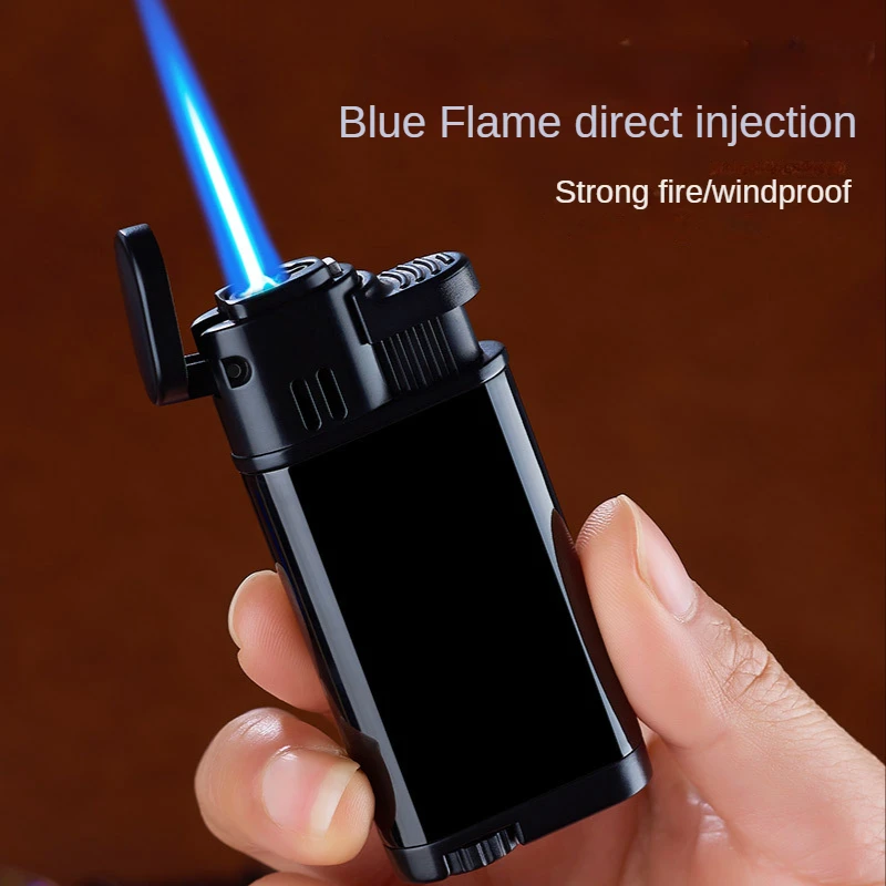 Cigarette Cigars Lighters Smoke Accessories Butane Gas Torch Lighter Stylish Windproof Gadgets Cool Gifts For Men Free Shipping