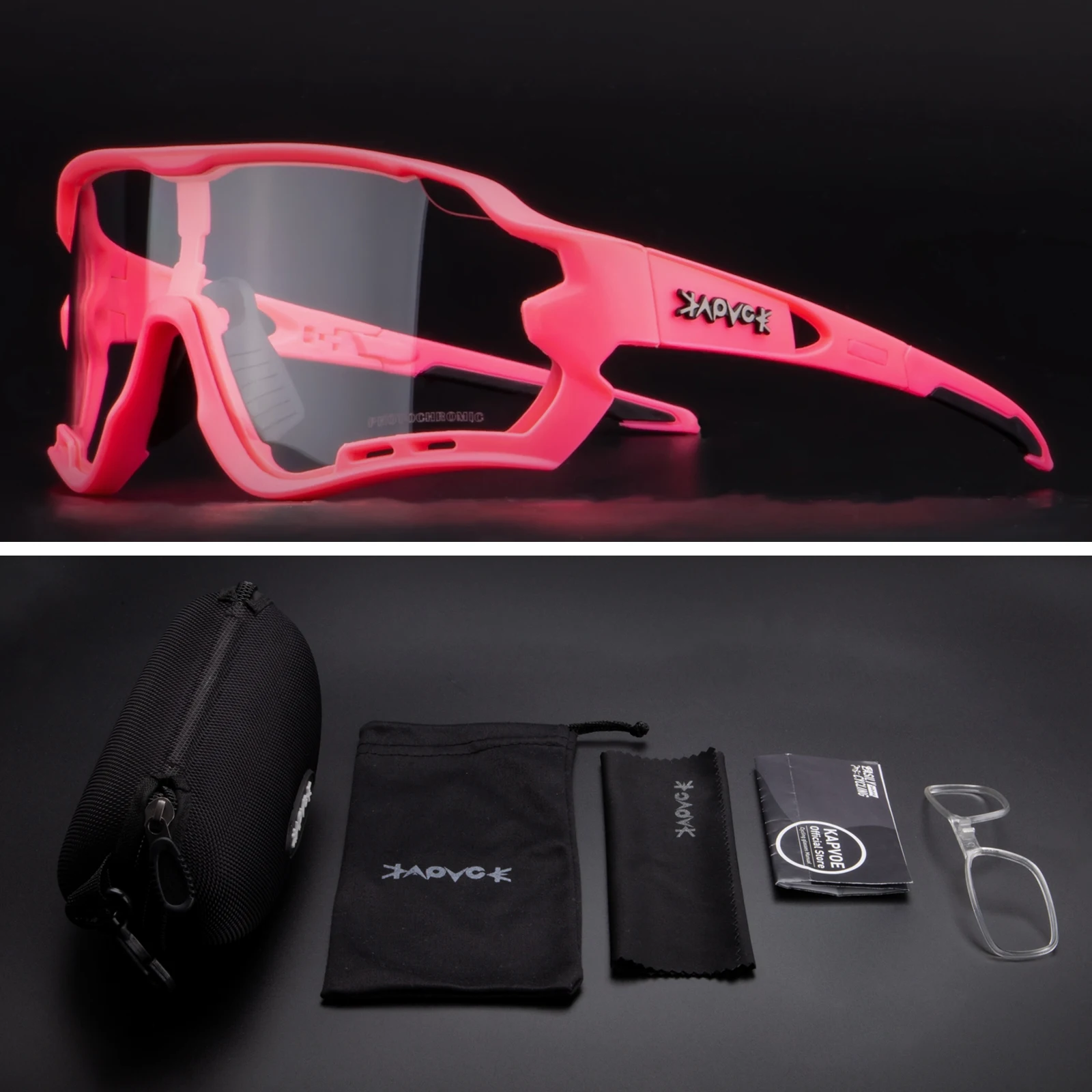 

New Kapvoe Photochromic Ski Goggles Man Women UV400 Protection Snowboard Eyewear Outdoor Sport Skate Skiing Snow Goggles 1lens