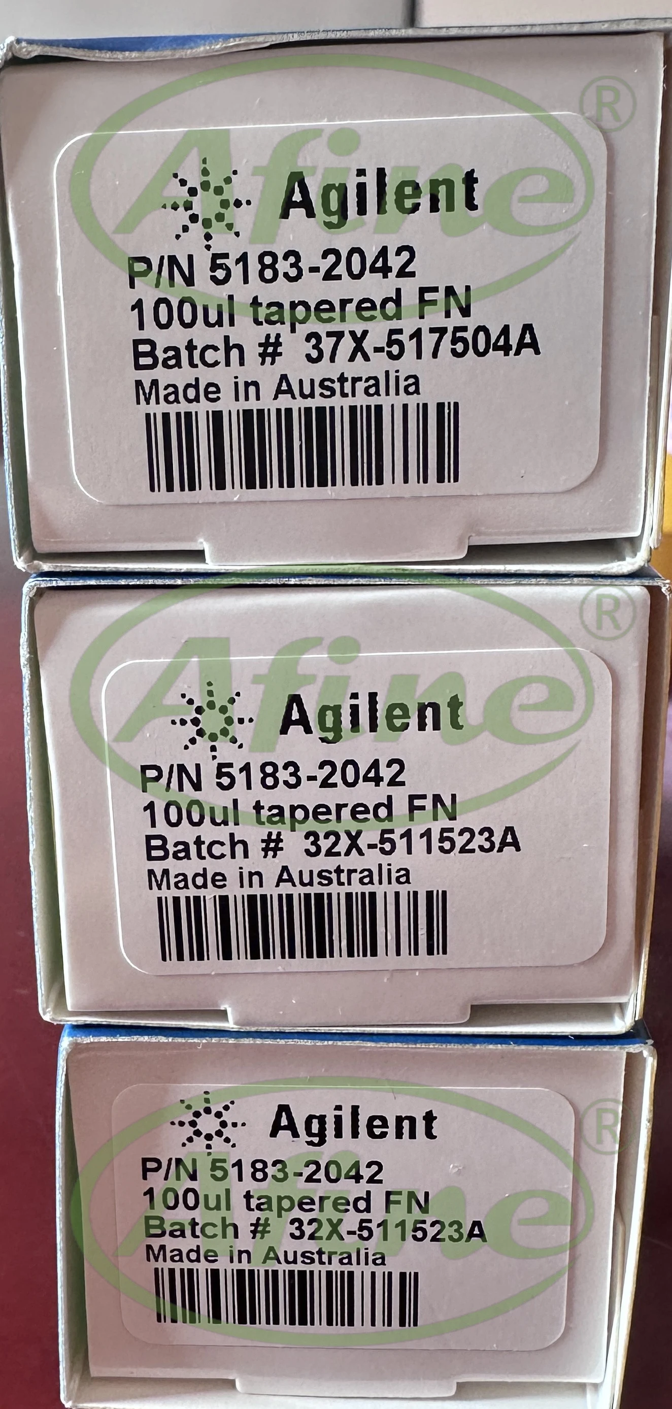 Шприцы AFINE Agilent GC Autosampler 5183-2042 Шприц ALS 100 мкГЛ фиксированный наконечник 23–26