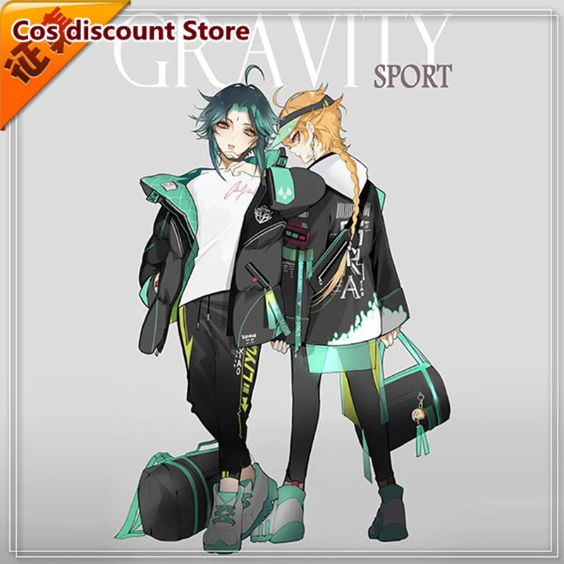 

Genshin Impact Aether / Xiao Cosplay Costume Daily Fashion Fashion Amine Role Play Man Clothes Sizes S-XL Pre-sale