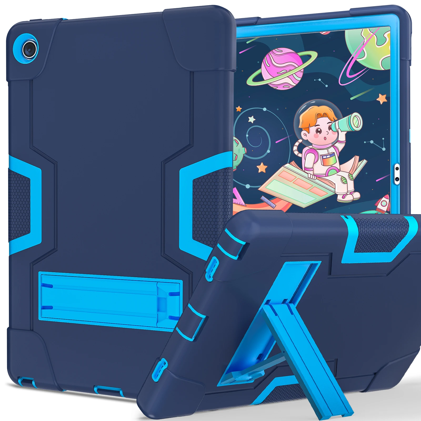 

Чехол для Lenovo Tab M10 Plus 3-го поколения Xiaoxin 10,6 дюйма, модель обложки TB-125F 128F, силиконовый + поликарбонатный чехол, Противоударная Защитная подста...