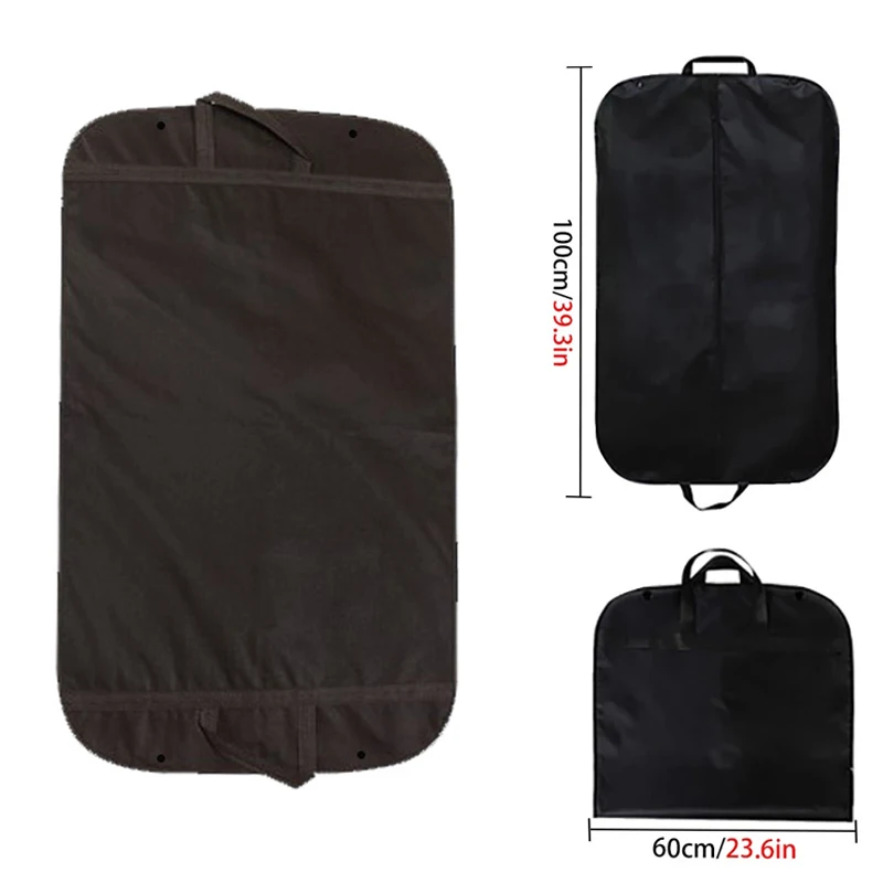 Clothing Dust Cover Non-Woven Home Moisture-Proof Wardrobe Hanging Clothes Storage Bag Suit Dress Clothes Dust Cover