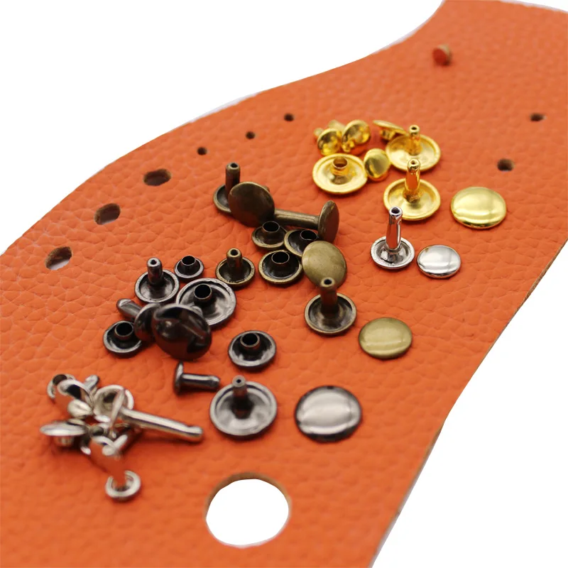 

Leather Rivets Double Cap