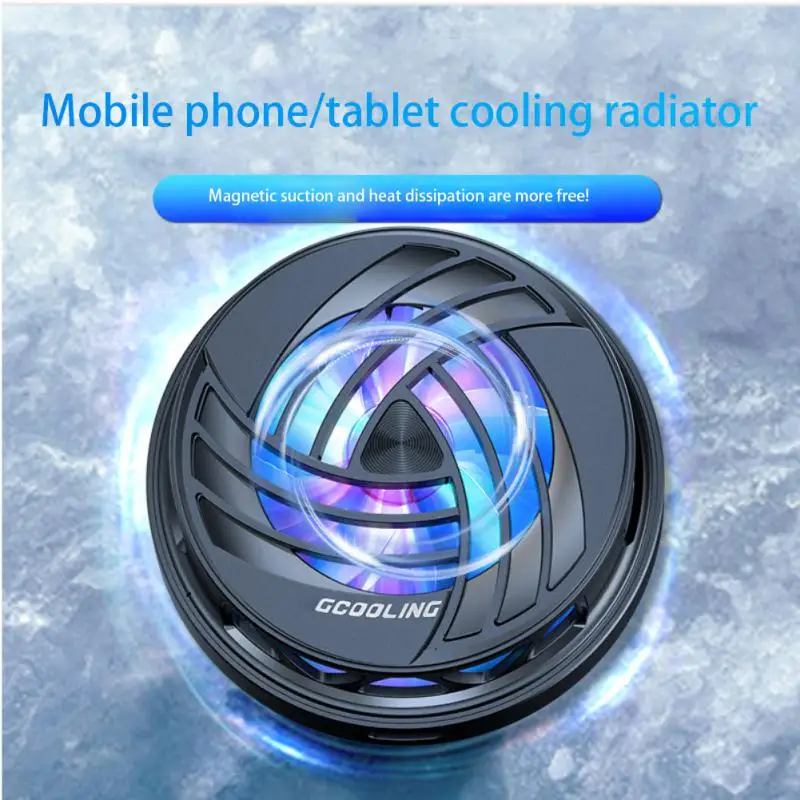 

Magnetic Electric Phone Fan Portable Mobile Phone Mini Fan Game Cooler Cell Phone Cool Heat Sink Cool Heat Sink Phone Radiator