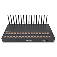 asterisk voip device remotely control 4g lte 16 port sms gsm modem 64 slots multi sim card