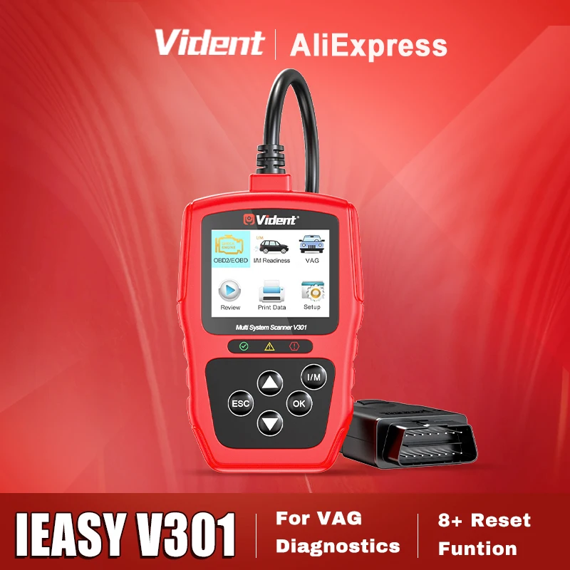 Vident V301 OBD2 диагностические инструменты для VW/Audi/Skoda/Seat многосистемный