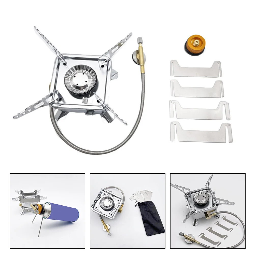

1 Set Camping Stove Burner Outdoor Stove Head Portable Cooking Stove Camping Gas Stove for Camping Travel Outdoor