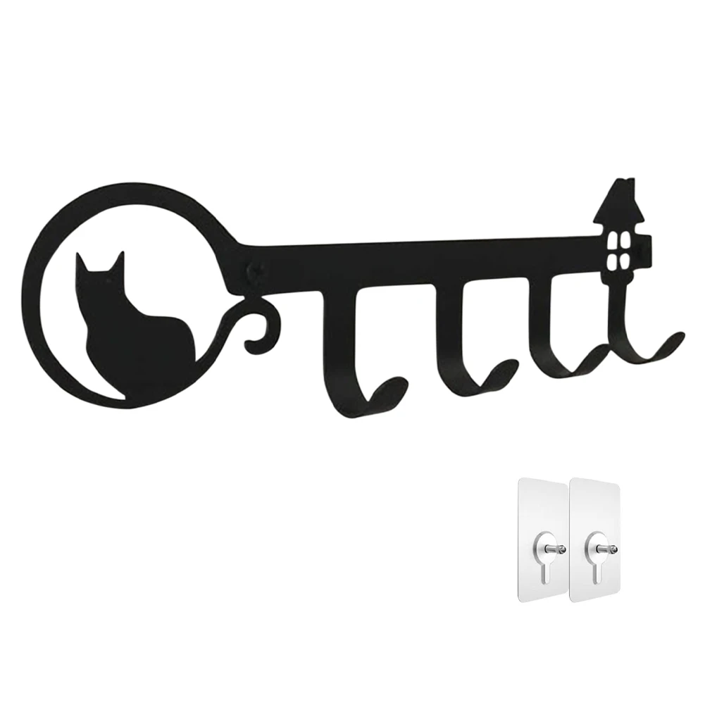 

Дверь подвесная аккуратная с силуэтами кошек и собак без перфорации искусственные Крючки Дверь домашний декор настенное крепление Железны...