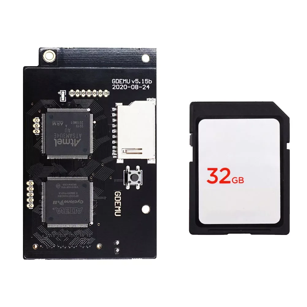 

Drive Simulation Board Replacement for SEGA Dreamcast DC GDEMU GDI CDI Game Console Free Disk Module Parts 32GB SD Card