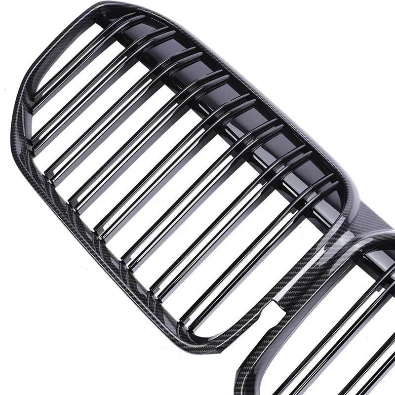 Двойная планка передний бампер гриль в стиле M для BMW 7 серии G11 G12 2020-2023