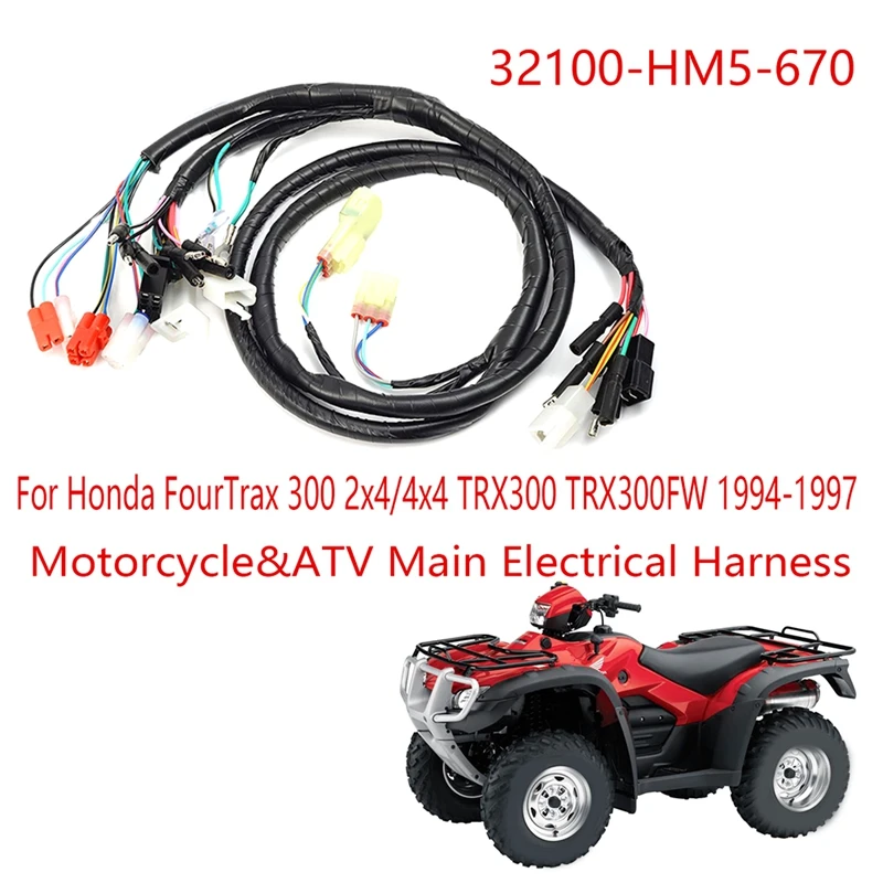 Жгуты проводов мотоцикла и квадроцикла основной электрический жгут для Honda Fourtrax