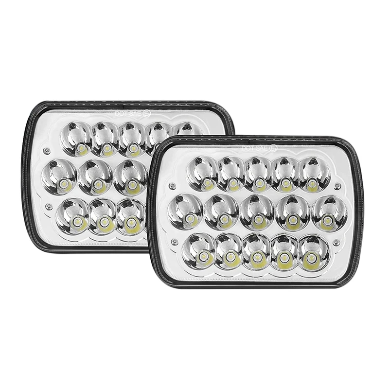 2 шт. 5x7 7x6 дюймов автомобильная лампа головного света фара ближнего и дальнего для