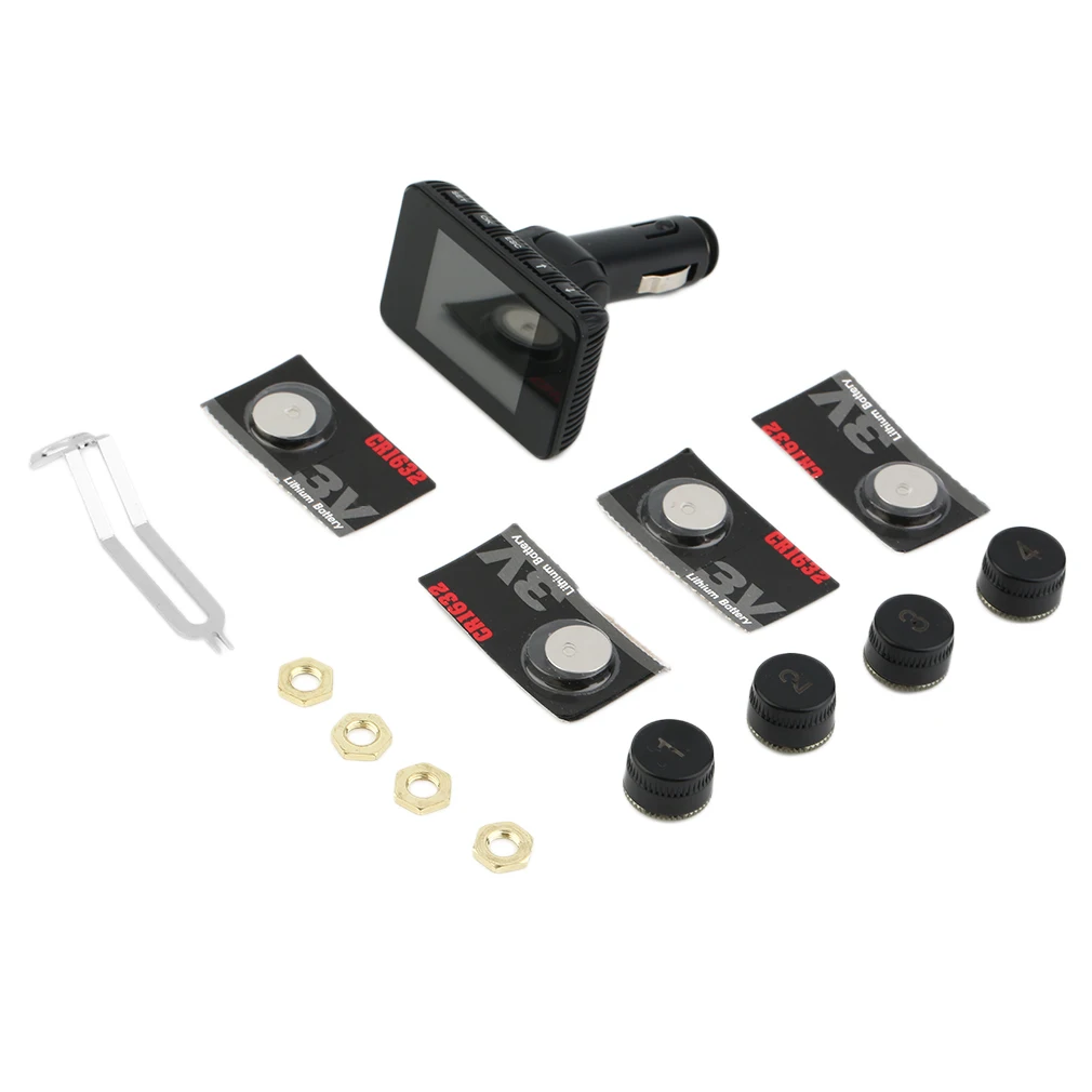 

New High Quality Motor Styling Wheel Tire Pressure Gauge Tyre Pressure Monitor For Car Motorcycle Digital Show Detector