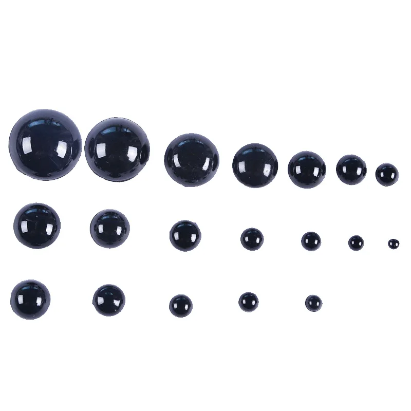 

10000PCS Doll Round Eyes Black Plastic Safety Noses for Bear Dolls Animal Puppet DIY Crafts Children Kids Toys Eyes Accessories