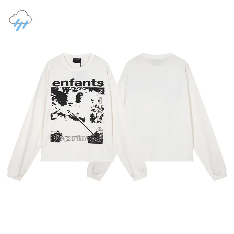 Футболка с длинным рукавом для мужчин и женщин, 2024 хлопок | AliExpress