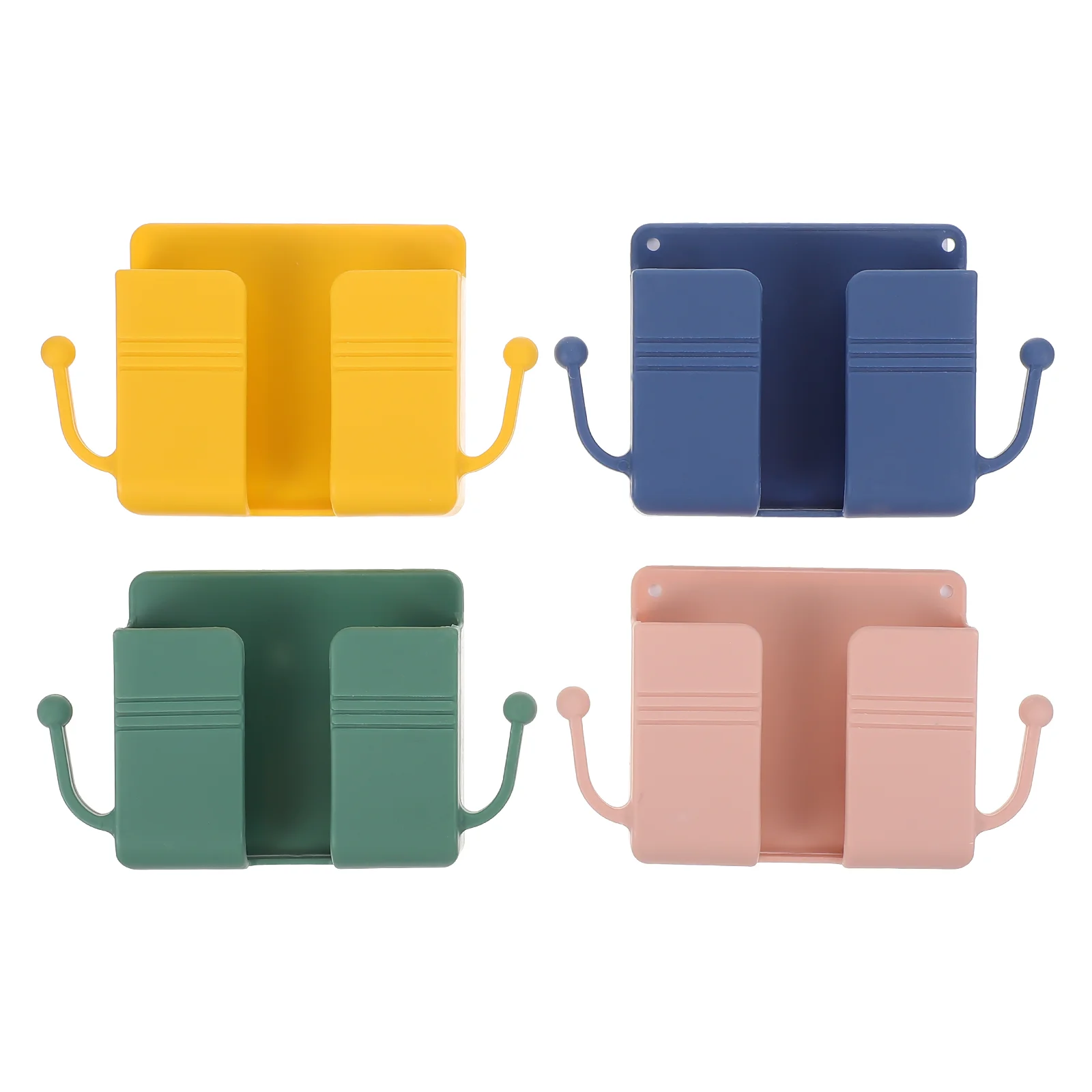 

Wall Holderstorage Box Remote Mountedrack Control Mount Punch Free Controller Bed Cans Cell Hook Container Chargingboxesmedia
