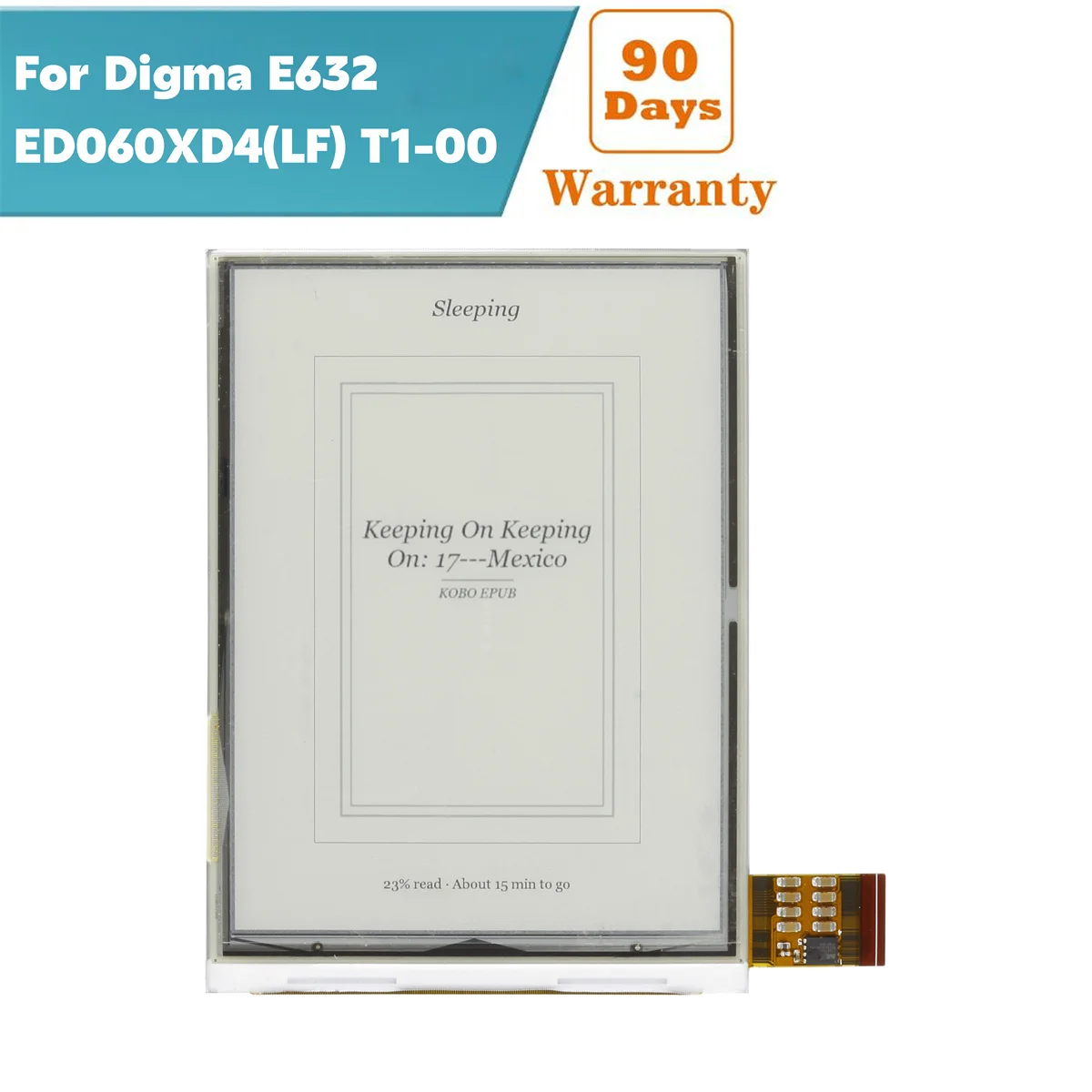 6-дюймовый E-ink Card 758x1024 ED060XD4(LF) T1-00 экран для Digma E632 электронная книга экран дисплея запасные части (art.: 3920beac061ec) - 3920beac061ec