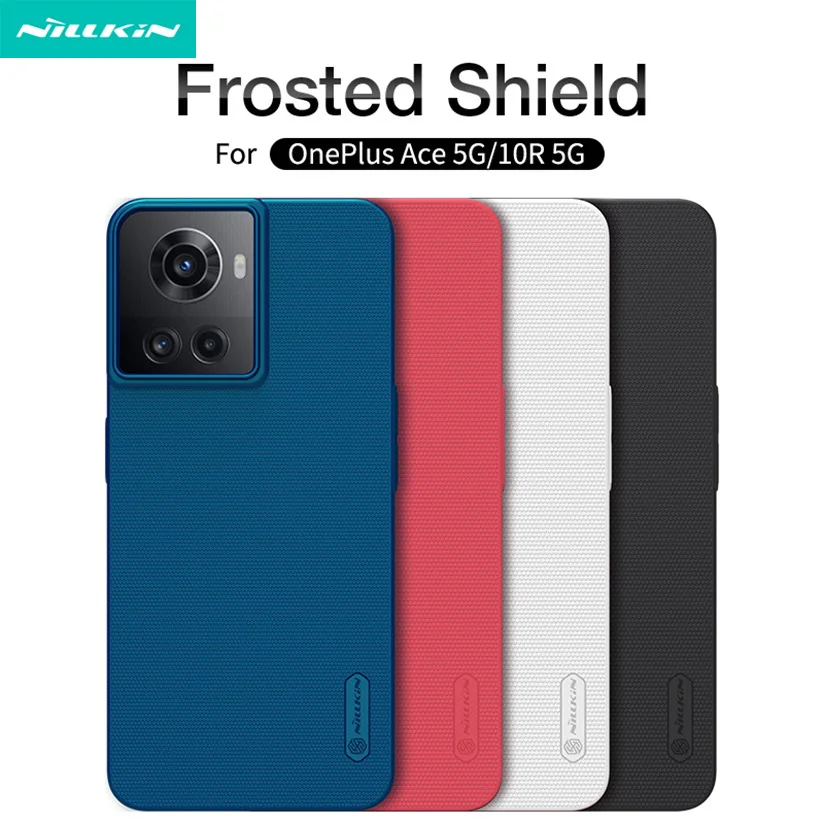 

NILLKIN For OnePlus 10R 5G Case Frosted Shield Case For OnePlus 10 Pro Hard PC Phone Protection Back Cover For One Plus Ace 5G
