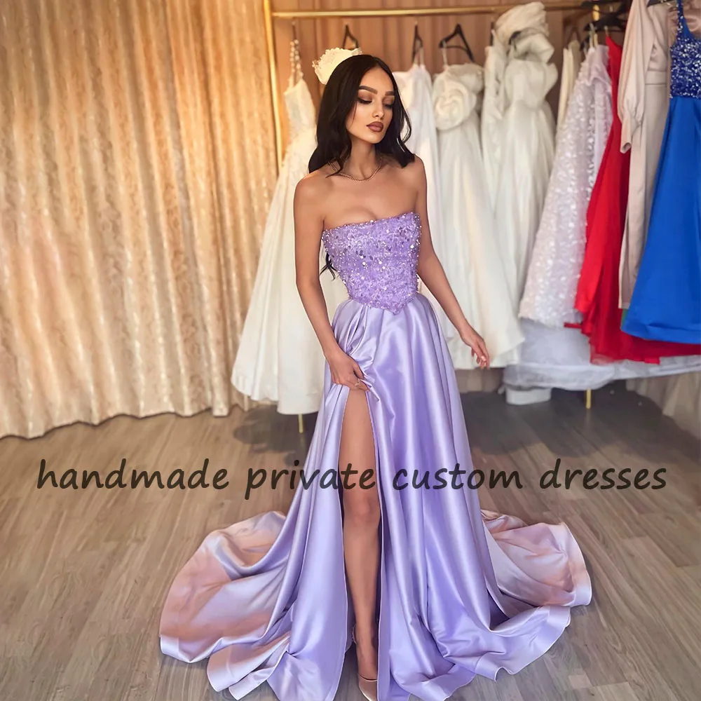 Рисунок 2 - Лавандовые вечерние платья трапециевидной