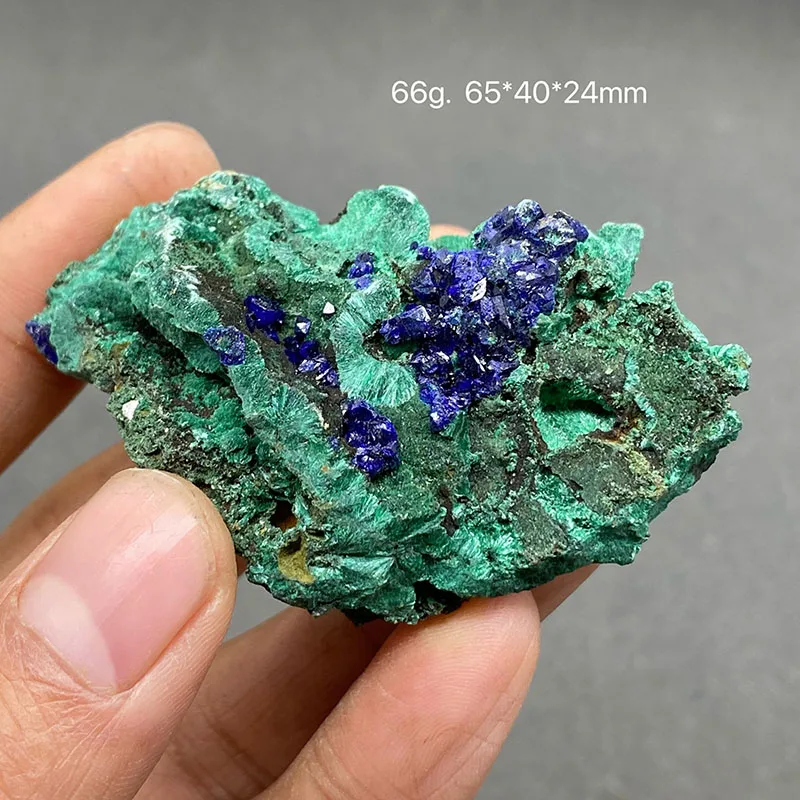 Коллекция кристаллов азурита и малахита TEGSTGKW