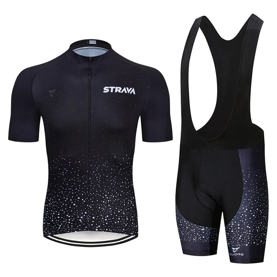 

Комплект одежды Strava мужской для велоспорта, Джерси, одежда для горных велосипедов, Униформа, одежда для велоспорта, на лето