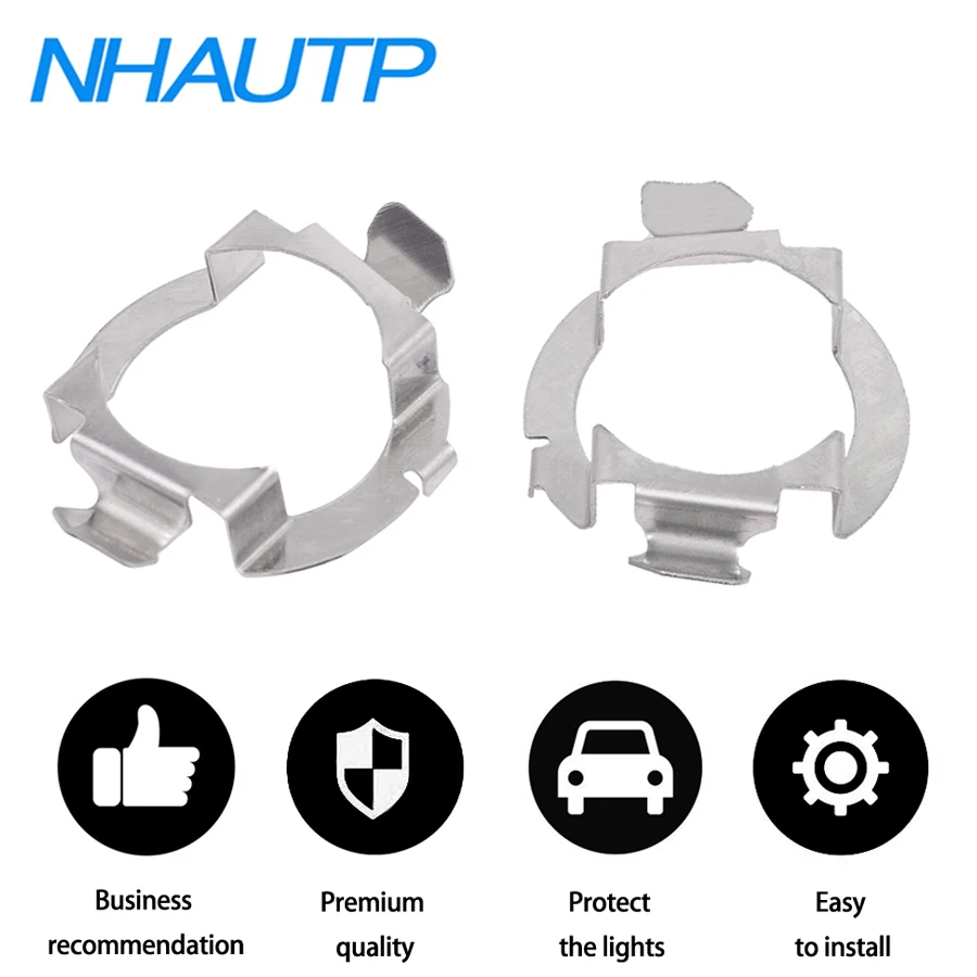 

2 шт., адаптер для передних фар Mercedes Benz Audi A3 A4L A6L