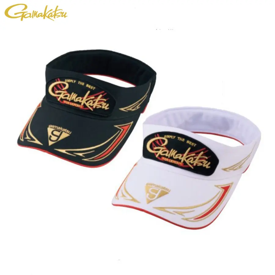 

Gamakatsu Fishing Hats for Men Empty Top Cotton Ball Caps Adjustable Sun Visor Hats Breathable Embroidered Fishing Cap GM-9856