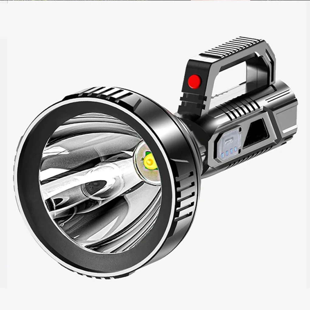 

Flashlight USB Charging Adjustable Portable Hiking Searchlight Emergency Lamp