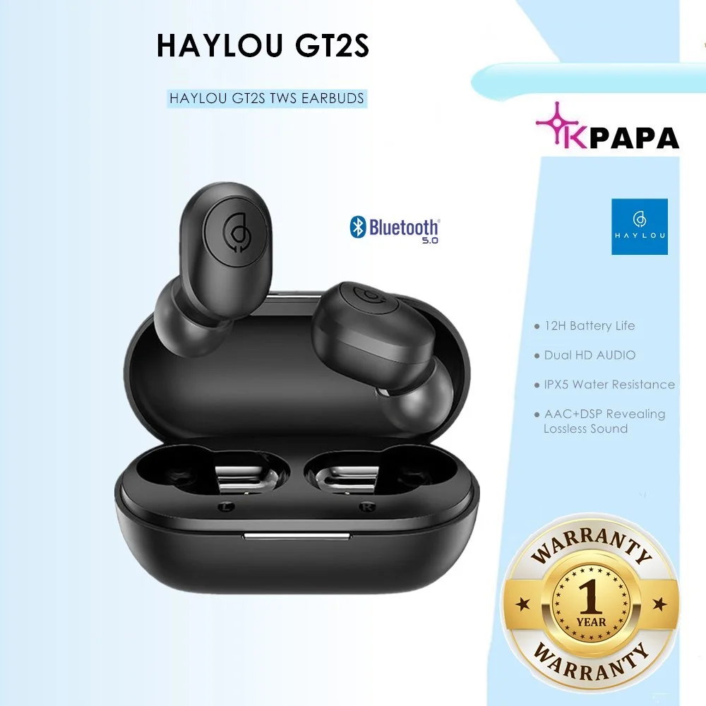 

Mijia Youpin Haylou GT2 / GT2s TWS Wireless Bluetooth 5.0 Sports HD Stereo Pubg Earbud Earphone