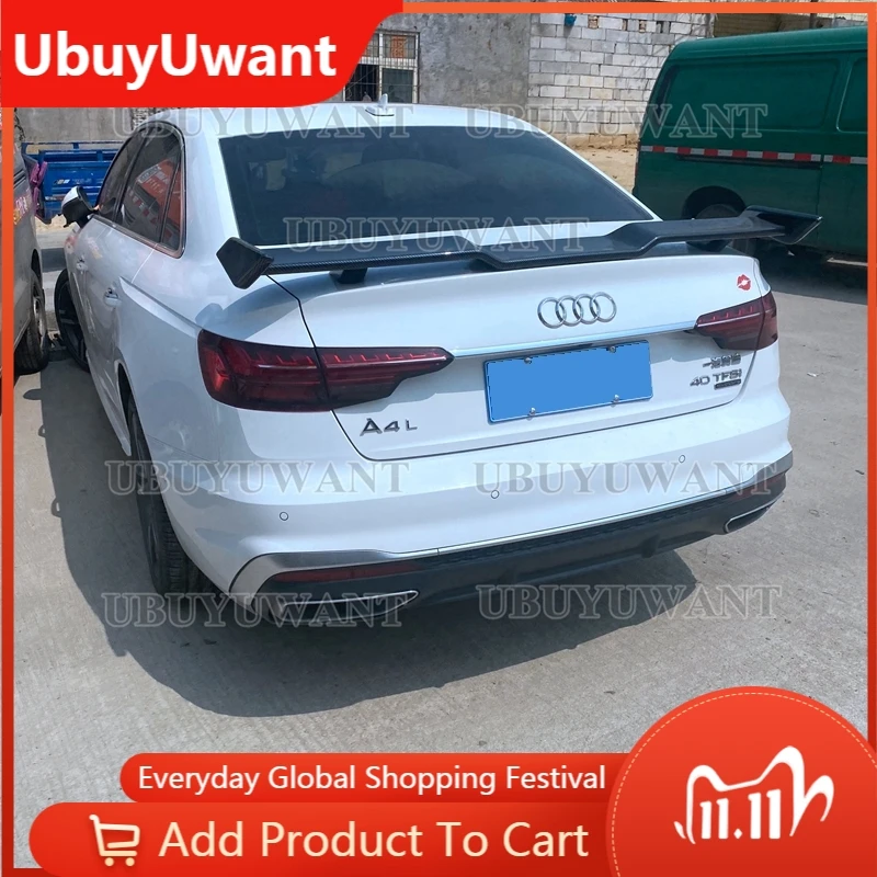 

Декоративный спойлер для Audi A4 B8 B8.5 B9 4 Двери Седан 2016-2022 S4