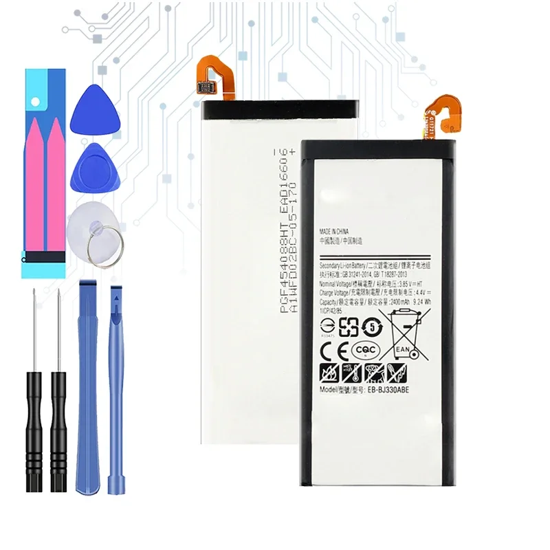 Аккумулятор EB-BJ330ABE для Samsung GALAXY J3 2017 SM-J330 J3300 SM-J3300 SM-J330F/DS SM-J330FN SM-J330G SM-J330L 2400 мАч