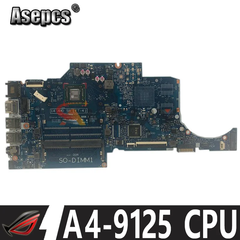 

6050A3063701-MB-A01 notebook mainboard with A4-9125 For HP 14-DP 14-DK 14s-dp TPN-I135 Laptop Motherboard mainboard