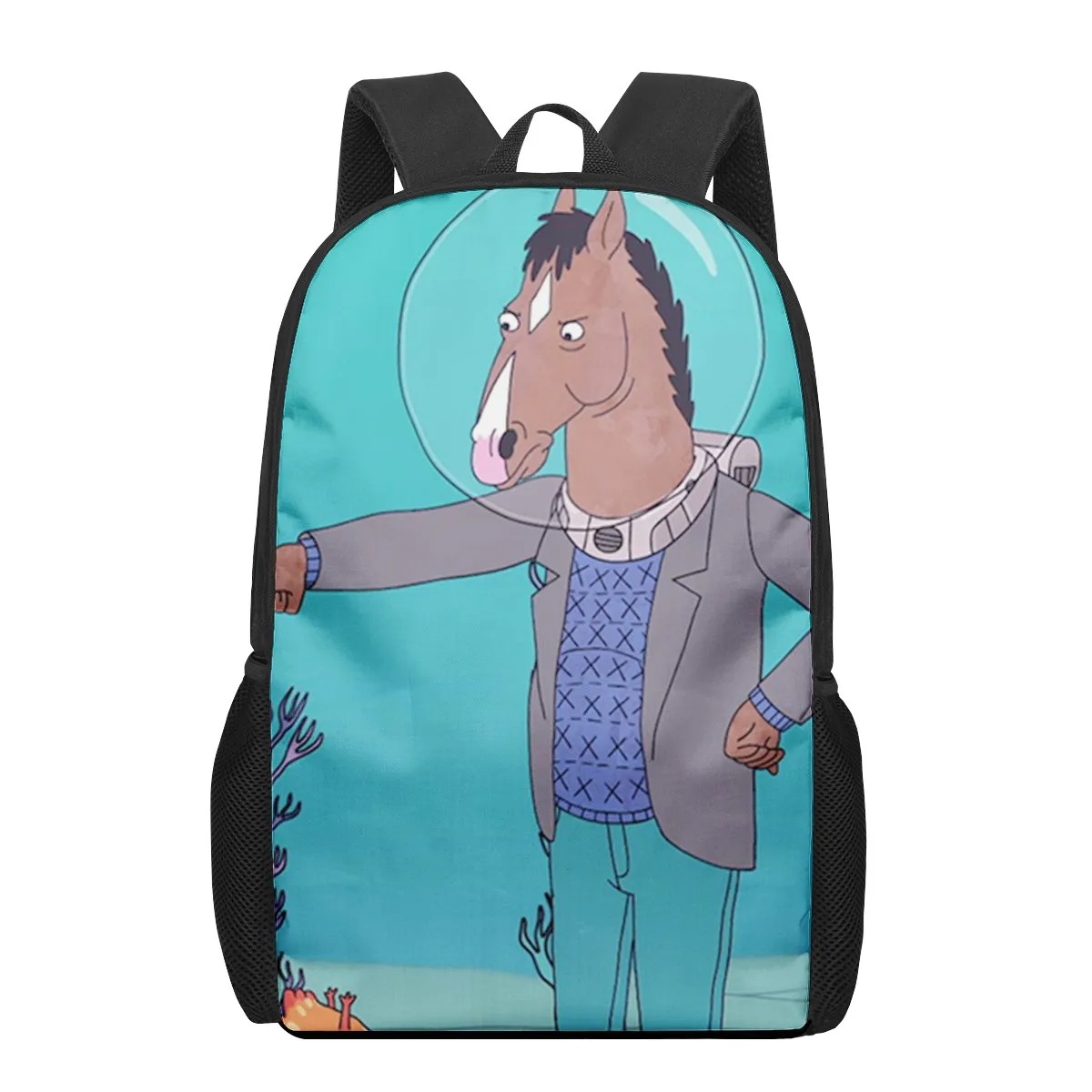 Bo Jack Horseman 3D Pattern School Bag for Children Girls Boys Casual Book Bags Kids Backpack Boys Girls Schoolbags Bagpack