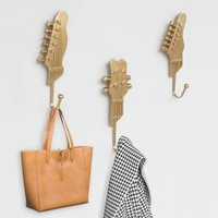 nordic light luxury guitar violin music resin hook wall hanging decorative pendant coat hanging key hanger