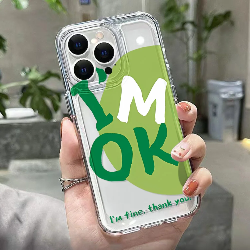 Чехол для телефона Iam OK Samsung Galaxy S24 Ultra Funda S23 FE S22 S21 S20 S10 Plus A73 5G A72 A71 A70 мягкие