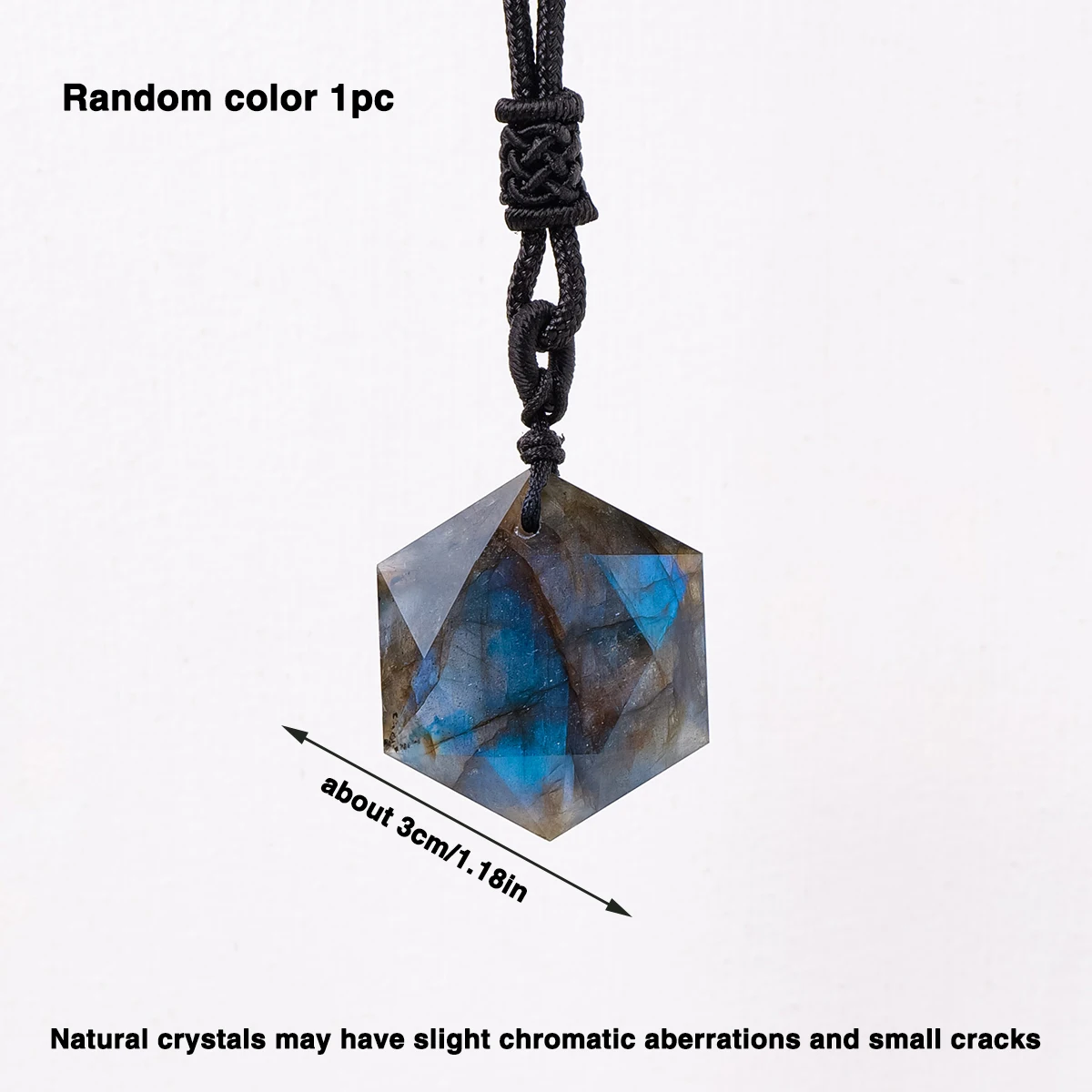 

Лабрадорит, кулон, Runyangshi