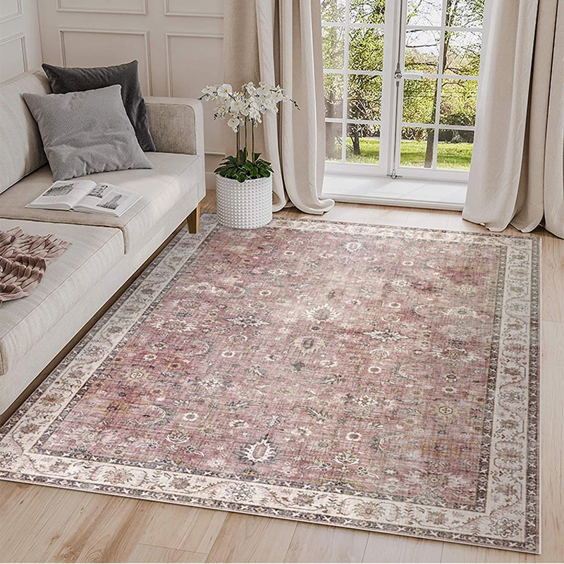 

Persian Carpet Bohemian Retro Rug Living Room Large Size Carpets Home Decoration Sofa Coffee Table Rug Hotel Homestay Mat
