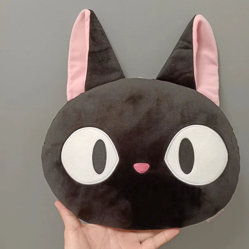 

30cm Cute Plush Pillow Stuffed Kiki Throw Pillow Cushion Toy Black Cat Bus Cat Figure Soft Doll Car Home Soft Decor