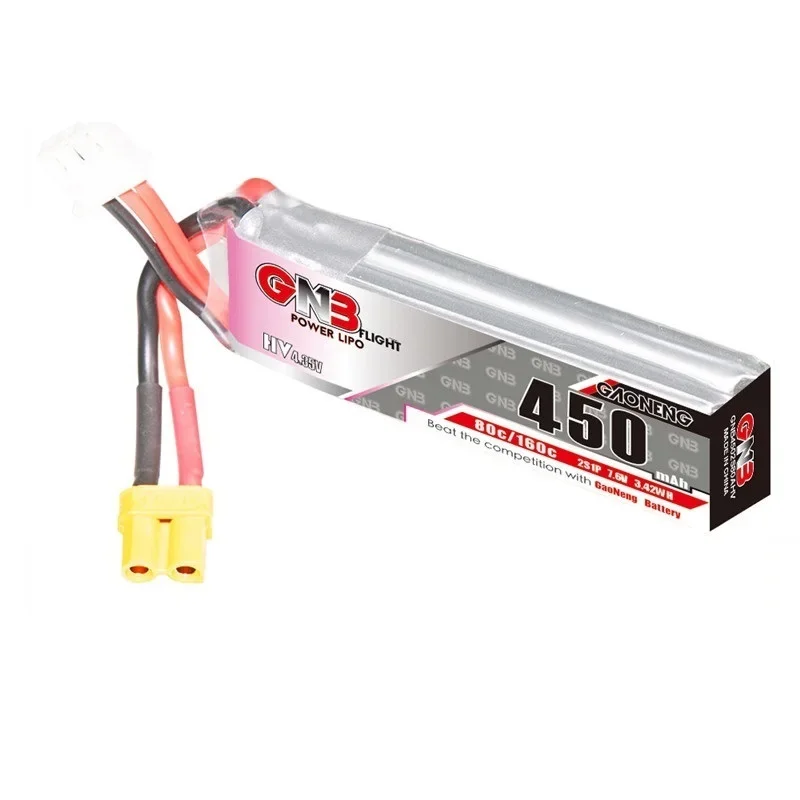 5 шт. GNB 7 6 В 2S 450 мАч 80C/160C HV Lipo аккумулятор XT30U-F разъем для iFlight CineBee Happymodel Crux3 BetaFPV FPV