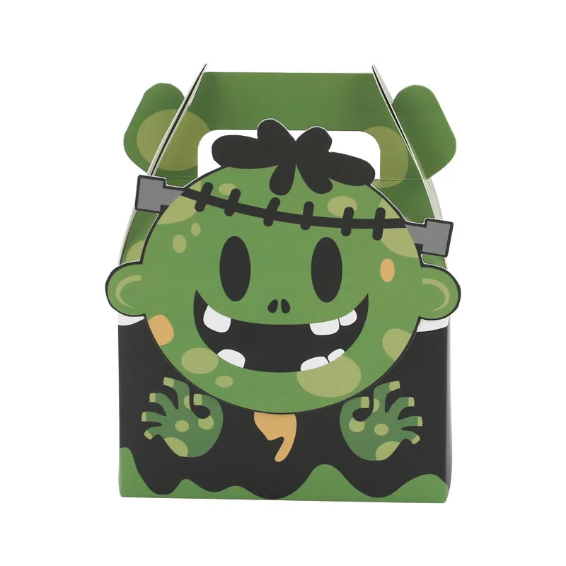 Коробка для конфет на Хэллоуин 24/48 шт. бумажная коробка с ужасами призраком