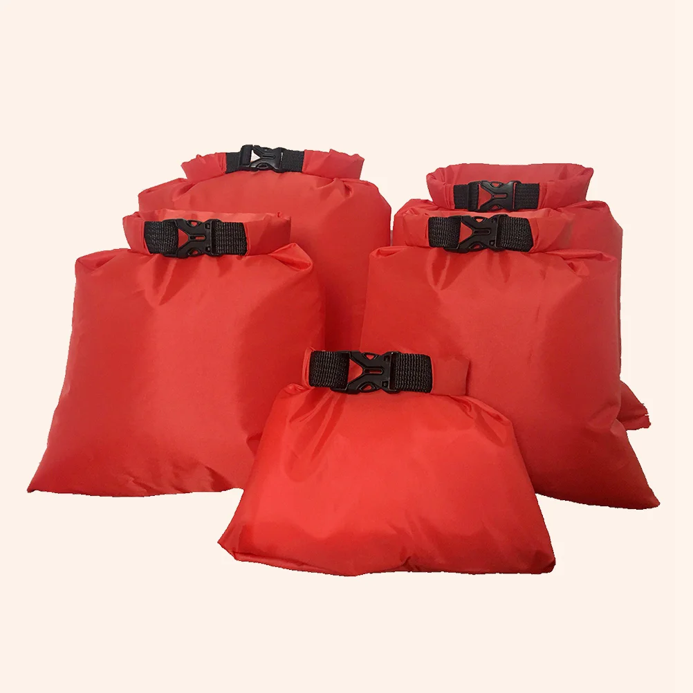 

5 PCS Lightweight Waterproof Backpack Boat Bag Travel Five Piece Set Drifting Dry Bags
