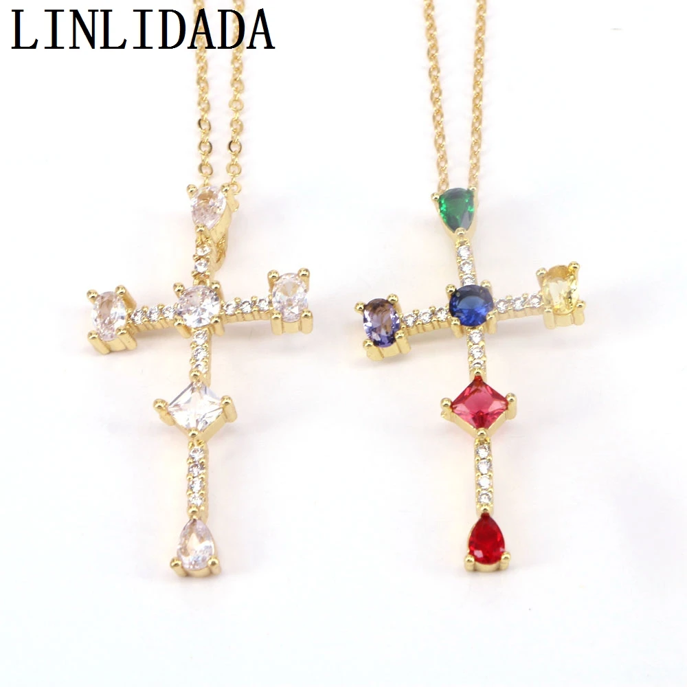 

Ожерелье с подвеской с фианитами, 5 шт.