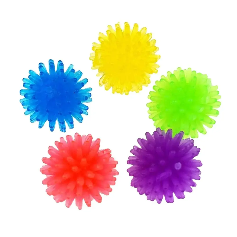 

Spiky For Kitten Fidget Toy Cat Chew Toy Interactive Toys Squeezes Ball Thorn Ball Pet Cat Toys Arbutus Ball Stretch Plush Ball