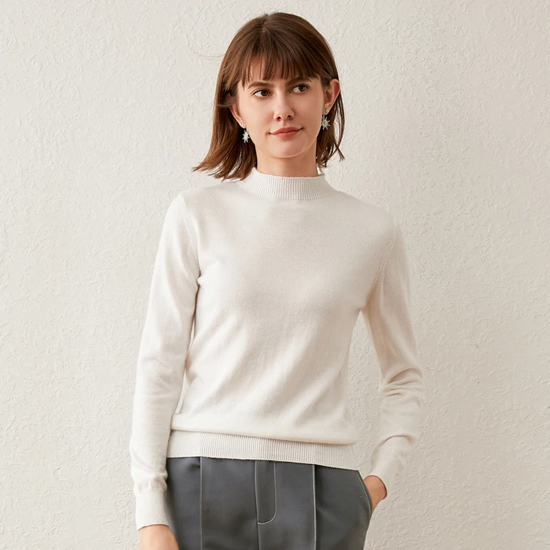 

KOIJINSKY Spring and Autumn New Women's semi high neck sweater