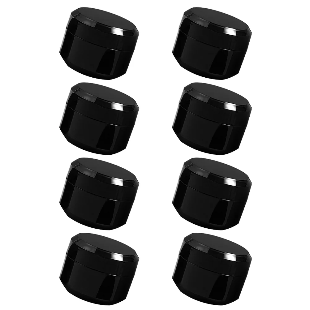

Angled Cream Jar Travel Storage Bottle Multipurpose Sub Container Dispense Face Nail Polish Holder