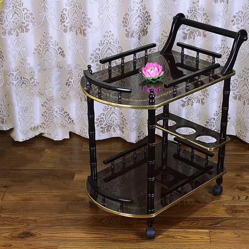 

Canteen Restaurant Hotel Trolleys Coffee Shop Club Bar Cart Dining Storage Kitchen Islands Small Apartment Wine-bottle Holders