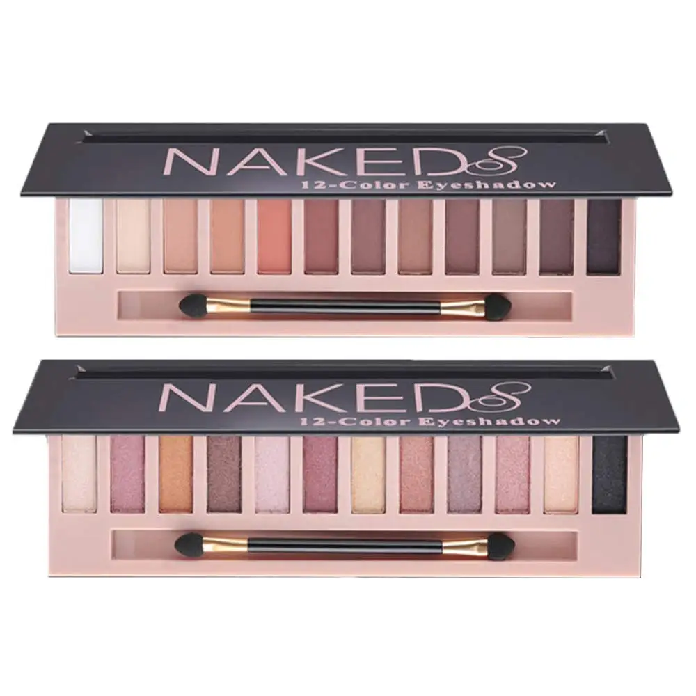 

12 Colors Eyeshadow Palette Natural Nude Matte Shimmer Glitter Eye Shadow Pallete Set Waterproof Smokey Professional Cosmetic