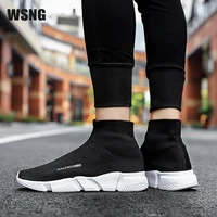 wsngmens shoes high top breathable casual sports shoes all match non slip wear resistant socks shoes comfortable and convenient