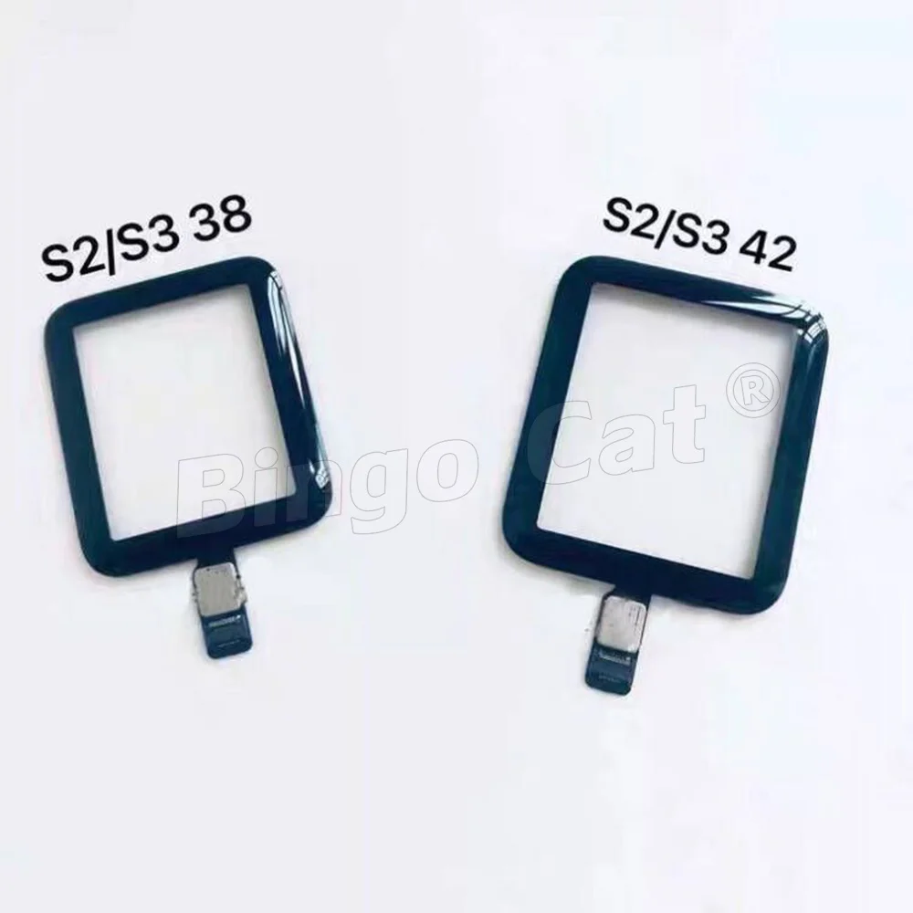 Фото Дигитайзер сенсорного экрана 100% Ori, стеклянная панель объектива для Apple Watch series SE 1 2 3 4 5 6 7 38 мм 42 мм 40 мм 44 мм, запчасти для ремонта экрана №4