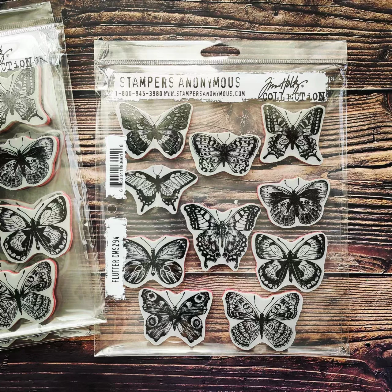 CMS294 оригинальные резиновые штампы с бабочкой Tim Holtz | AliExpress
